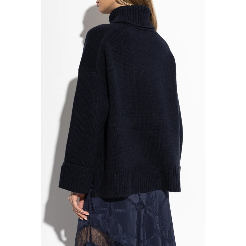 Samsøe Turtleneck Sweater Sakeiku Blue Dames
