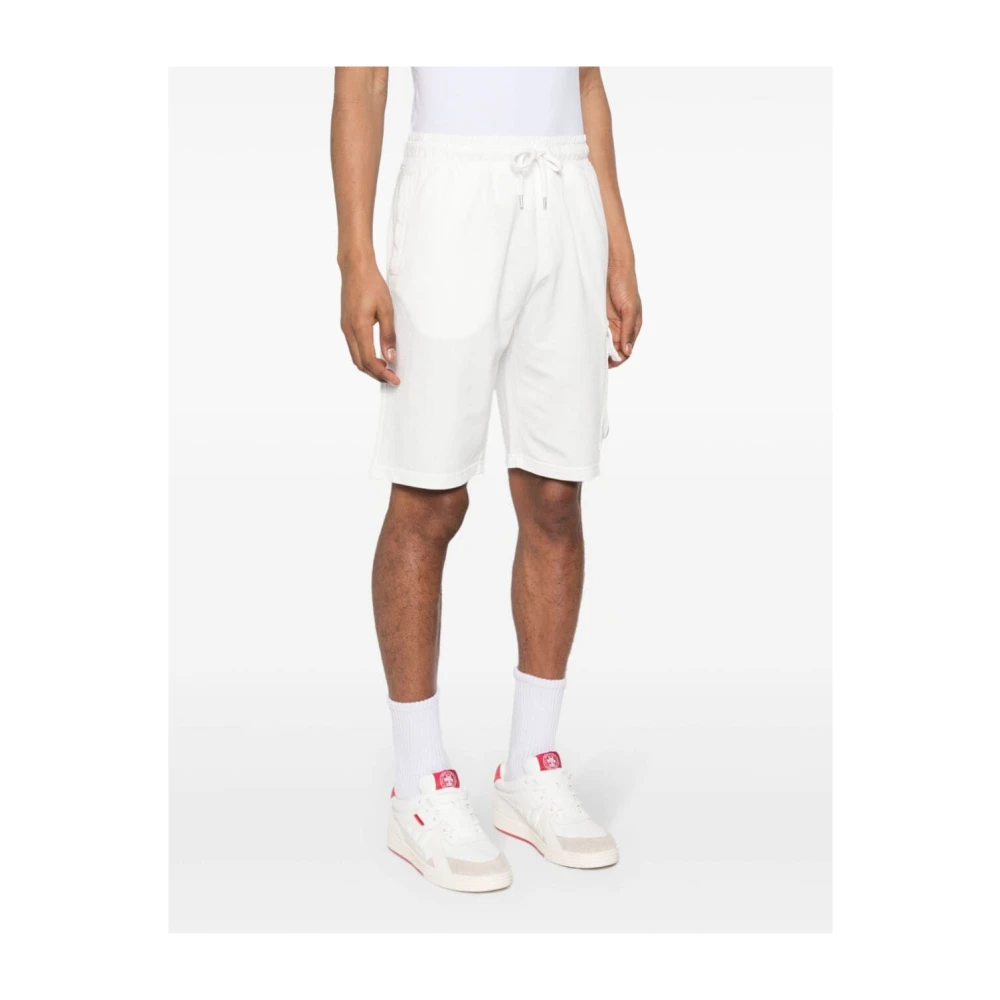 C.P. Company Witte Casual Shorts voor Mannen White Heren