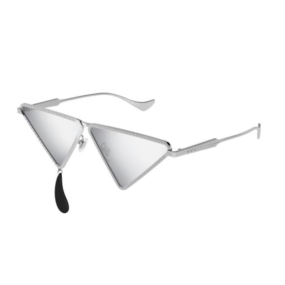 Gucci Unisex Gray Sunglasses, 60 Mm, Gg1252s