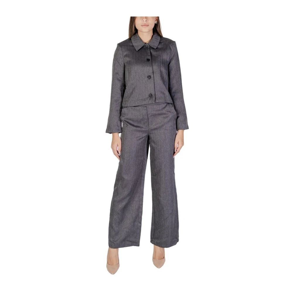 Jacqueline de Yong Polyester Blazer Collectie voor Vrouwen Gray Dames