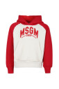 sweat-a-capuche-rouge-et-ivoire