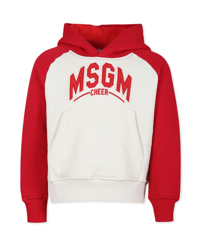 sweat-a-capuche-rouge-et-ivoire