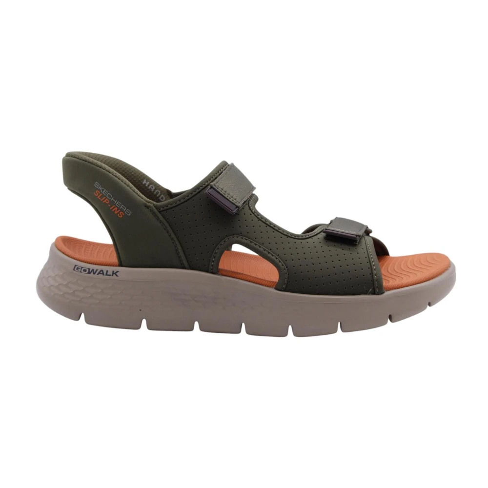 Skechers Men's Green Hengel Sandal For - Flat Sandals - 6 Uk - Shoes