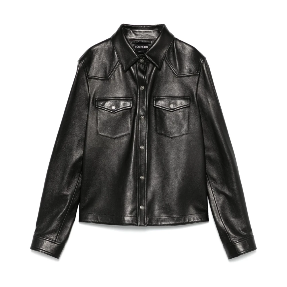 Jackets > Leather Jackets - - Tom Ford - Modalova