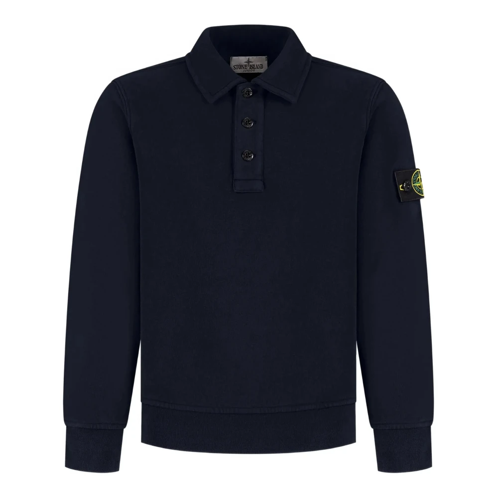 Stone Island , Kids Sweatshirts, Male, Blue, 8 Y, Kids Jumpers
