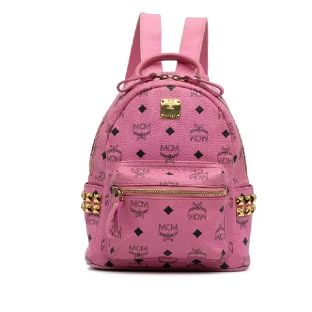 MCM Pre-owned Fabric shoulder-bags Pink Dames