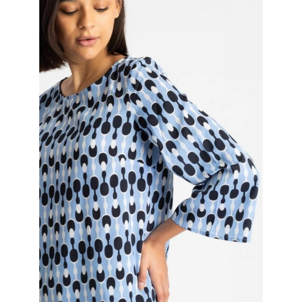 Pennyblack Polyester Shirts Black Label Blue Dames