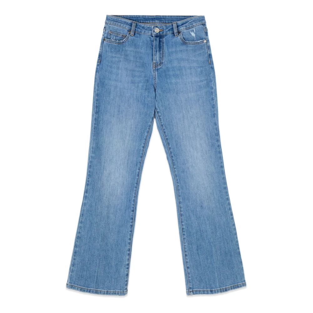 Oltre Donna Blu - Jeans Flare - Jeans - Xl