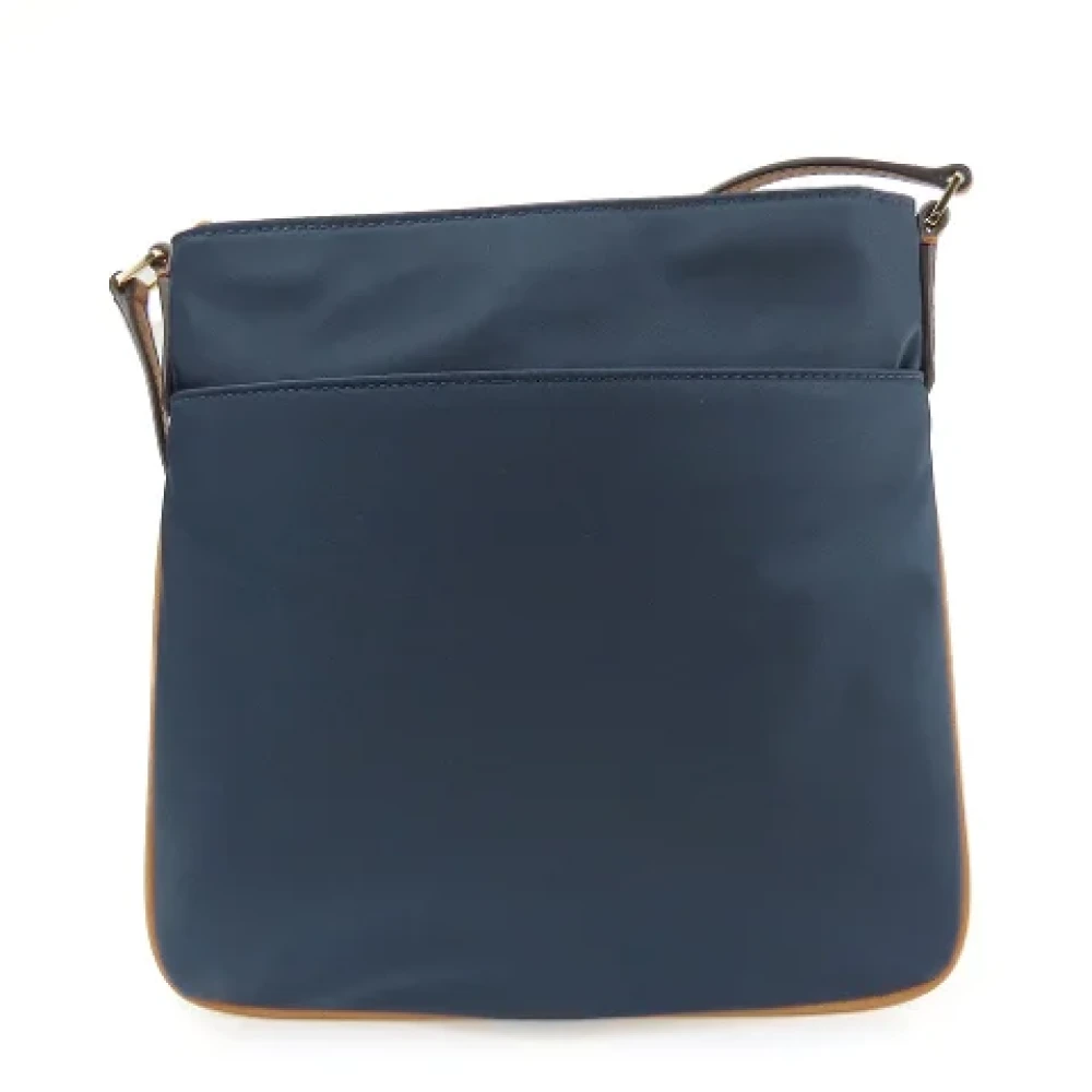 Michael Kors Pre-owned Canvas shoulder-bags Blue Dames