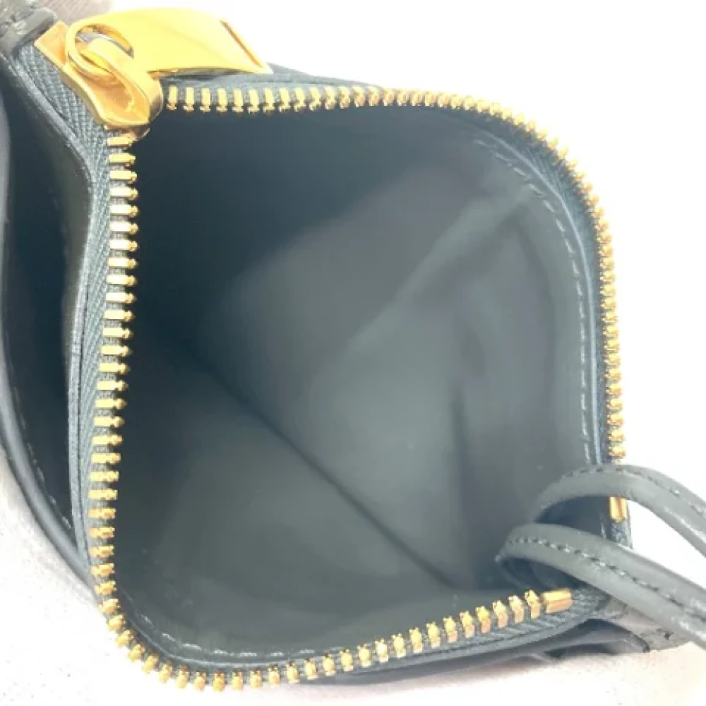 Bottega Veneta Vintage Pre-owned Leather wallets Green Dames