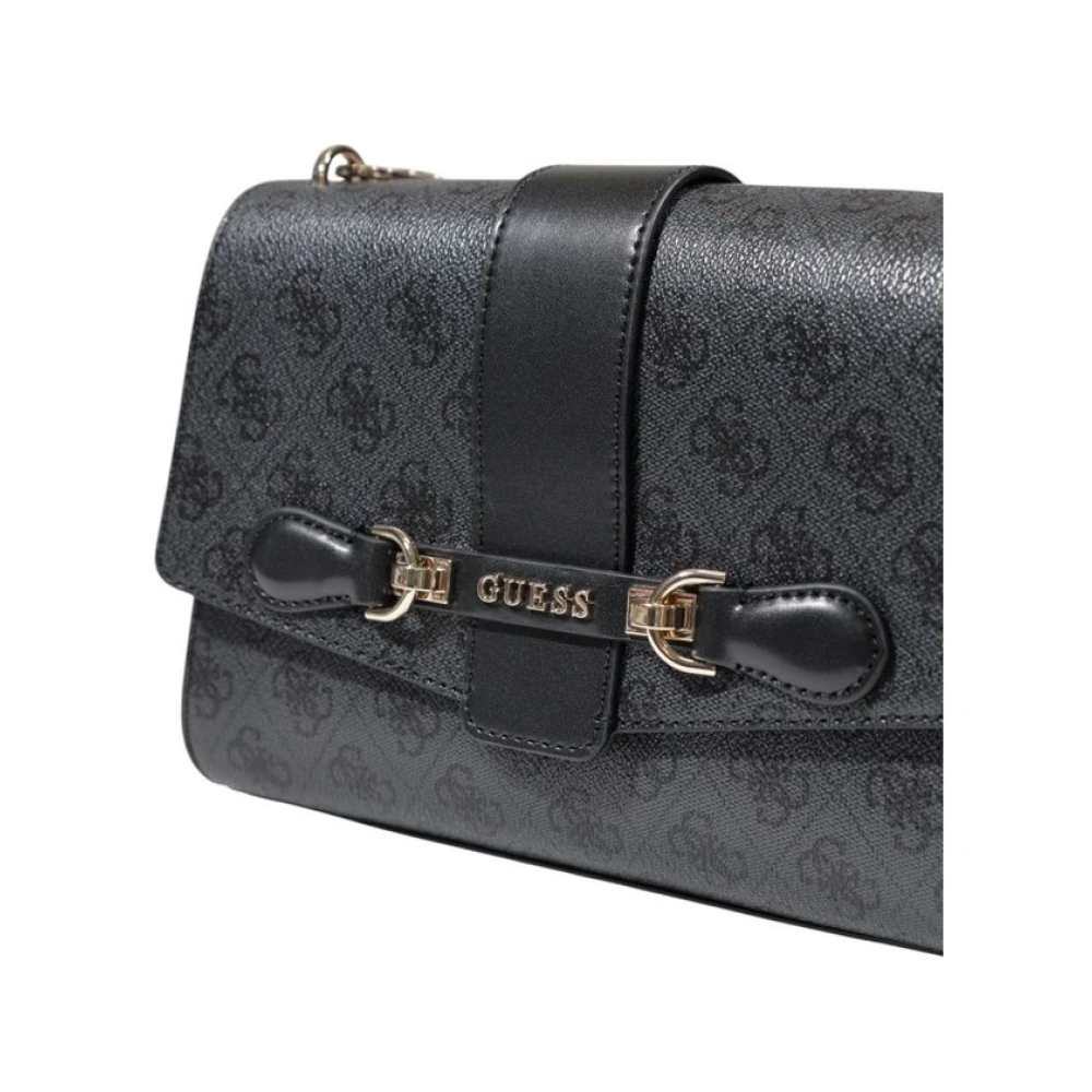 Guess Zwarte Polyethyleen Handtas Black Dames