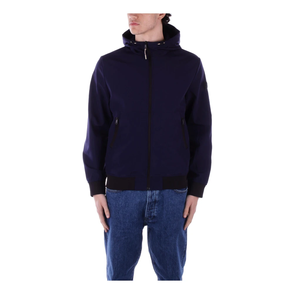 Only & Sons Blauwe Hoodie Jas Rits Zakken Avond Blue Heren