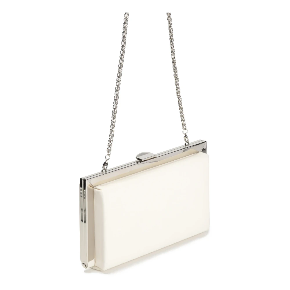 Kazar Dames off-white clutch tas White Dames