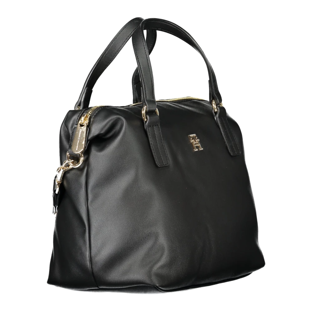 Tommy Hilfiger Zwarte dames tas met verstelbare band Black Dames
