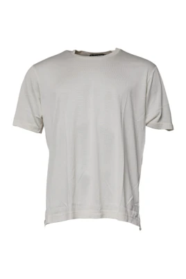 Silkeblandad Crew Neck T-shirt