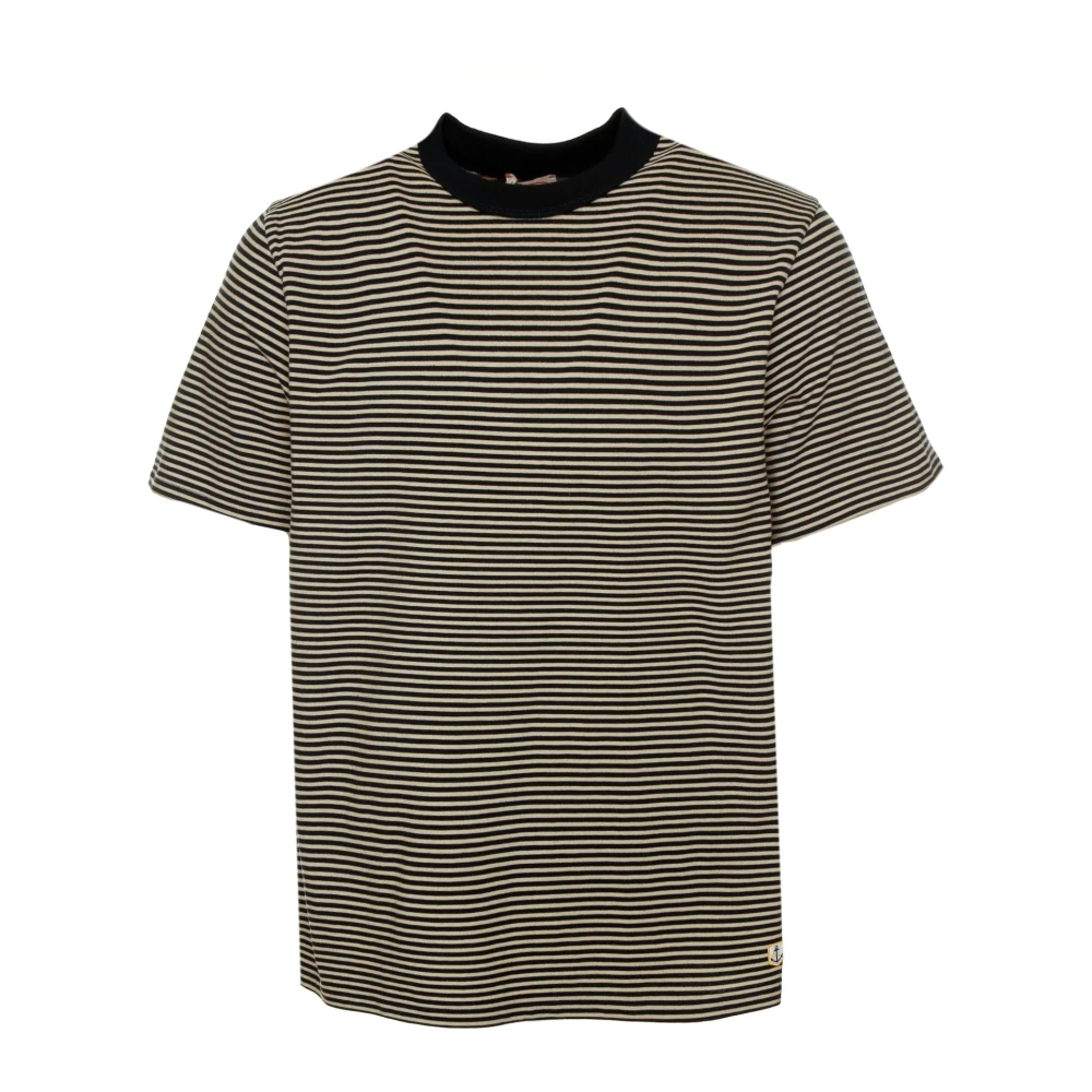 Armor-Lux Heritage T-shirt met geribbelde ronde hals Multicolor Heren