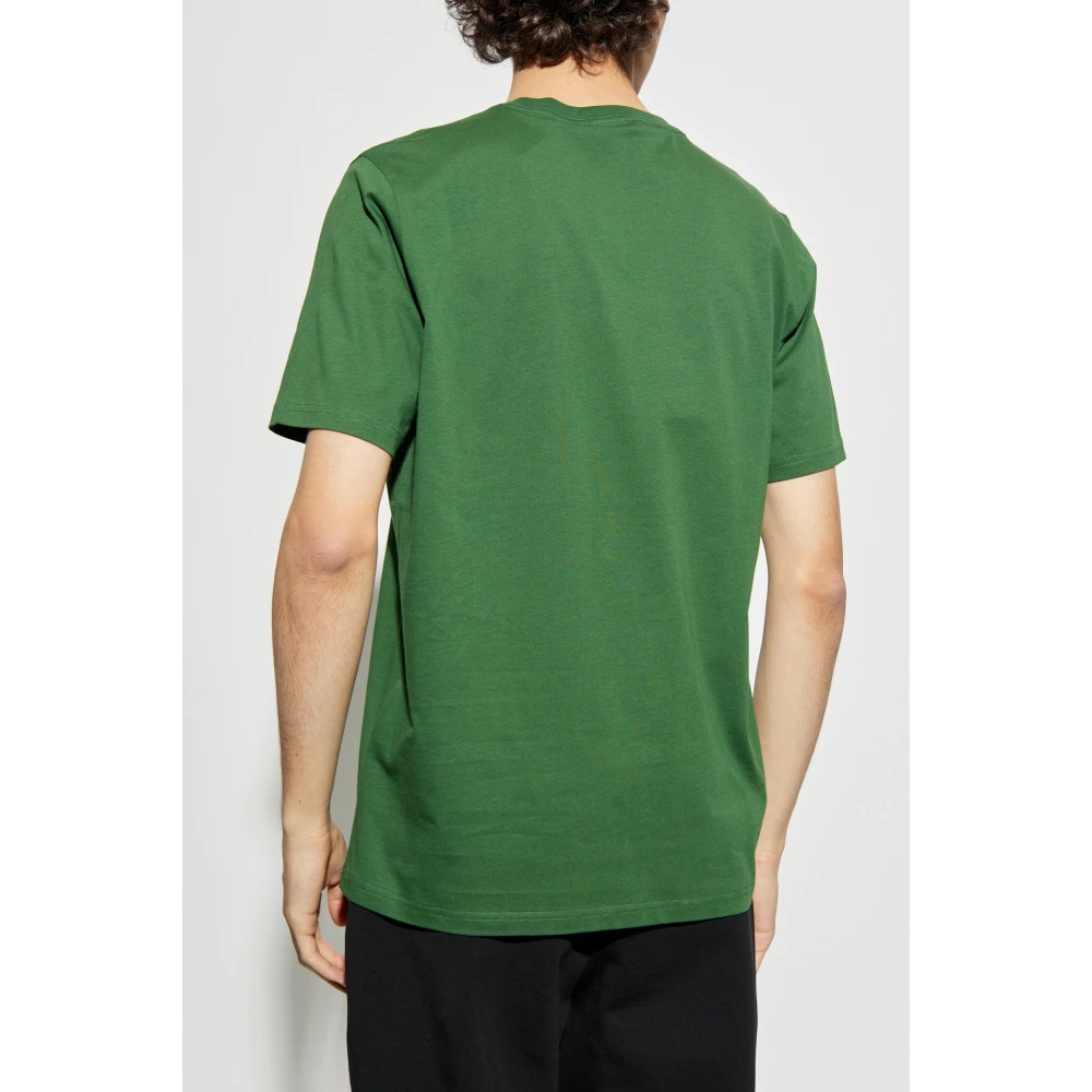 PS By Paul Smith T-shirt met bedrukt logo Green Heren