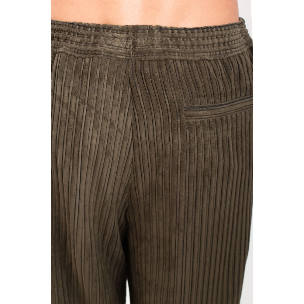 Briglia Ribfluwelen Broek in Savoys Stijl Green Heren