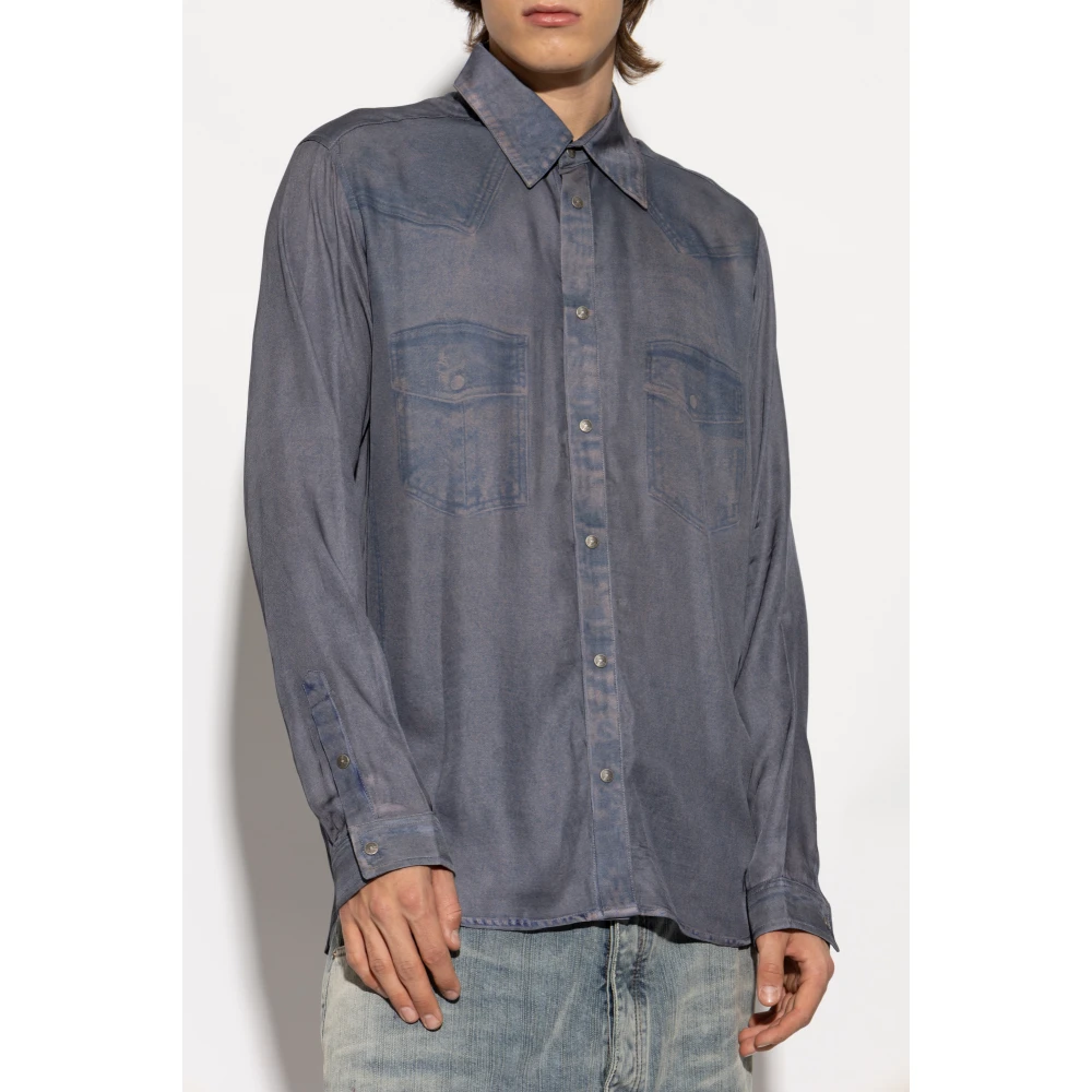 Diesel Shirt S-Drinn Blue Heren