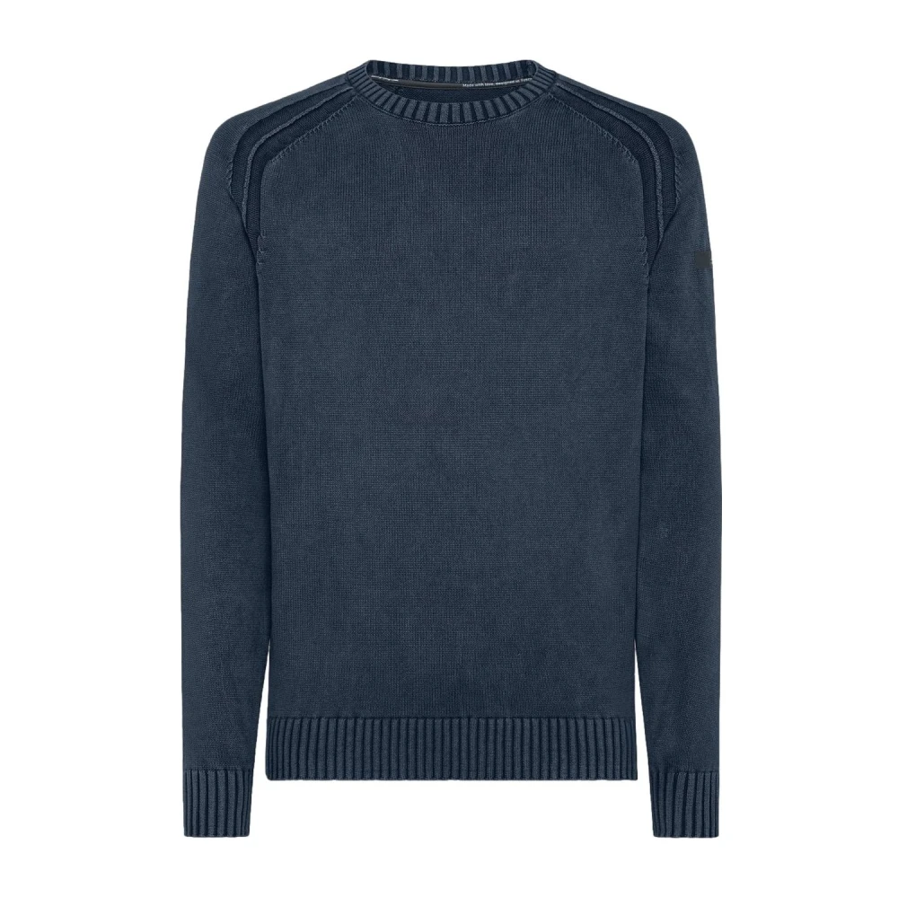 RRD Ronde Hals Techno Wash Jersey Blue Heren