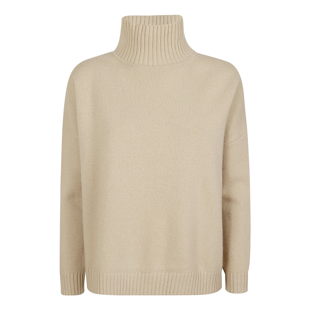Max Mara Weekend Zandkleurige wollen coltrui Beige Dames