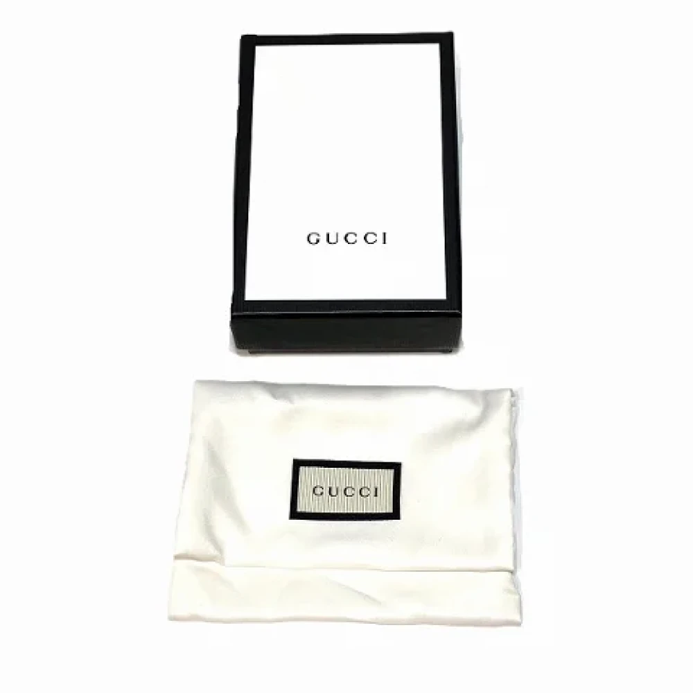 Gucci Vintage Pre-owned Leather key-holders Black Dames