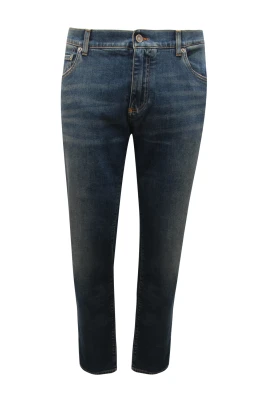 Slim Fit Byxor Italiensk Stil