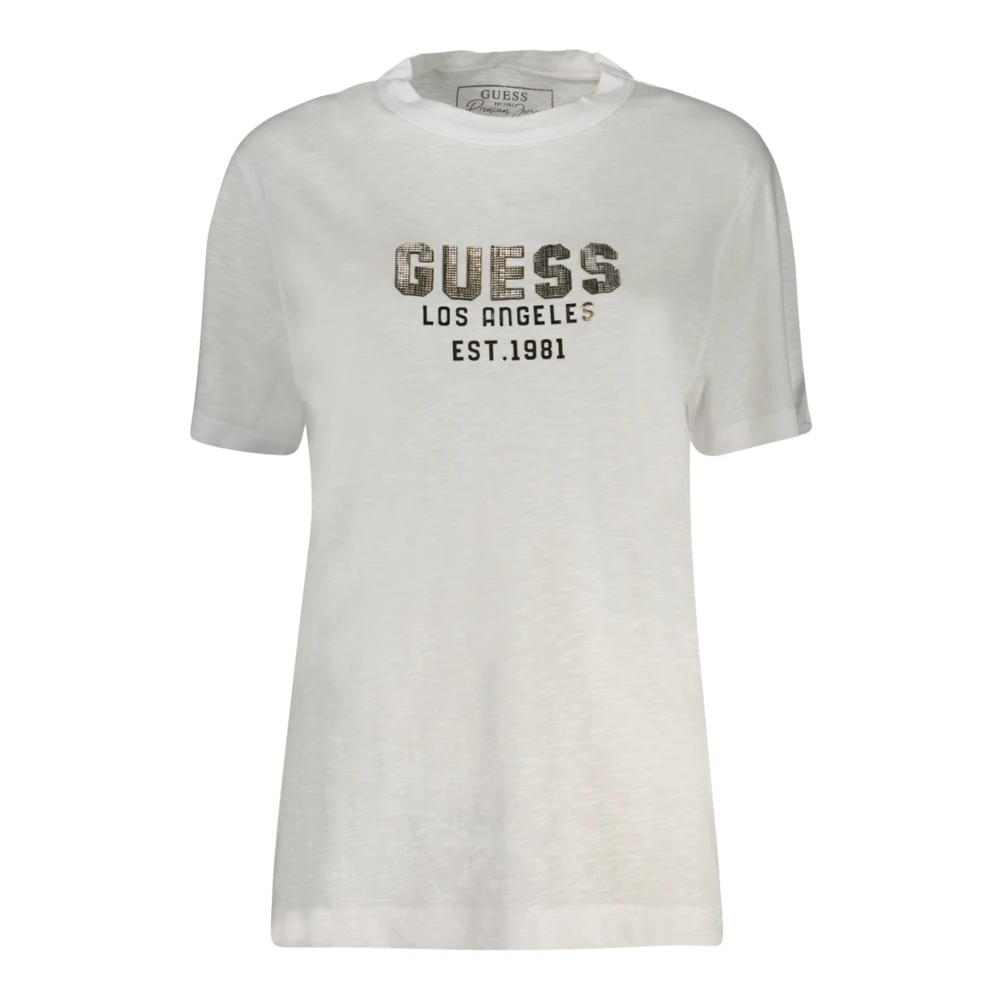 Guess - Tops > T-Shirts - White - Guess - Modalova