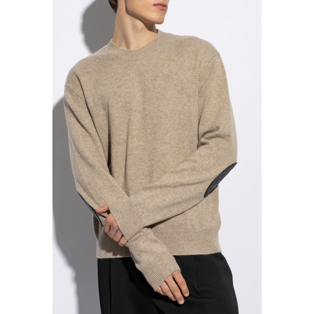 Bottega Veneta Kasjmier trui Beige Heren