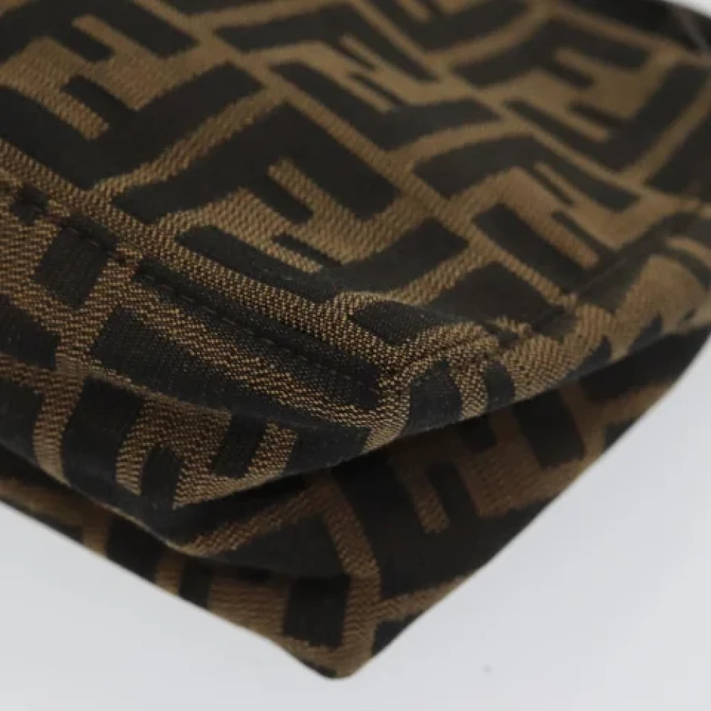 Fendi Vintage Pre-owned Canvas handbags Brown Dames