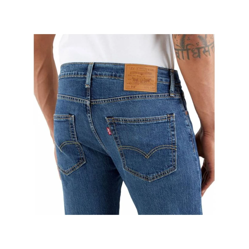 Levi's Slim-fit Jeans Upgrade Moderne Look Blue Heren
