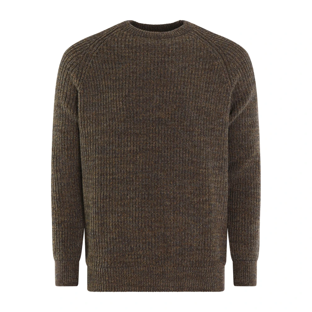 Barbour Mannelijk Bruin Truien & Vesten Heren, Xl, Heren Crew Neck Sweater
