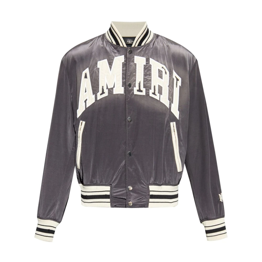 Amiri Zwarte Stijlvolle Jassen Black Heren
