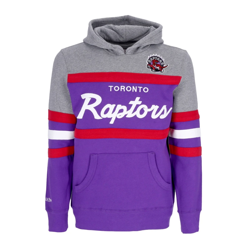 Mitchell & Ness Toronto Raptors NBA Headcoach Hoodie Purple Heren