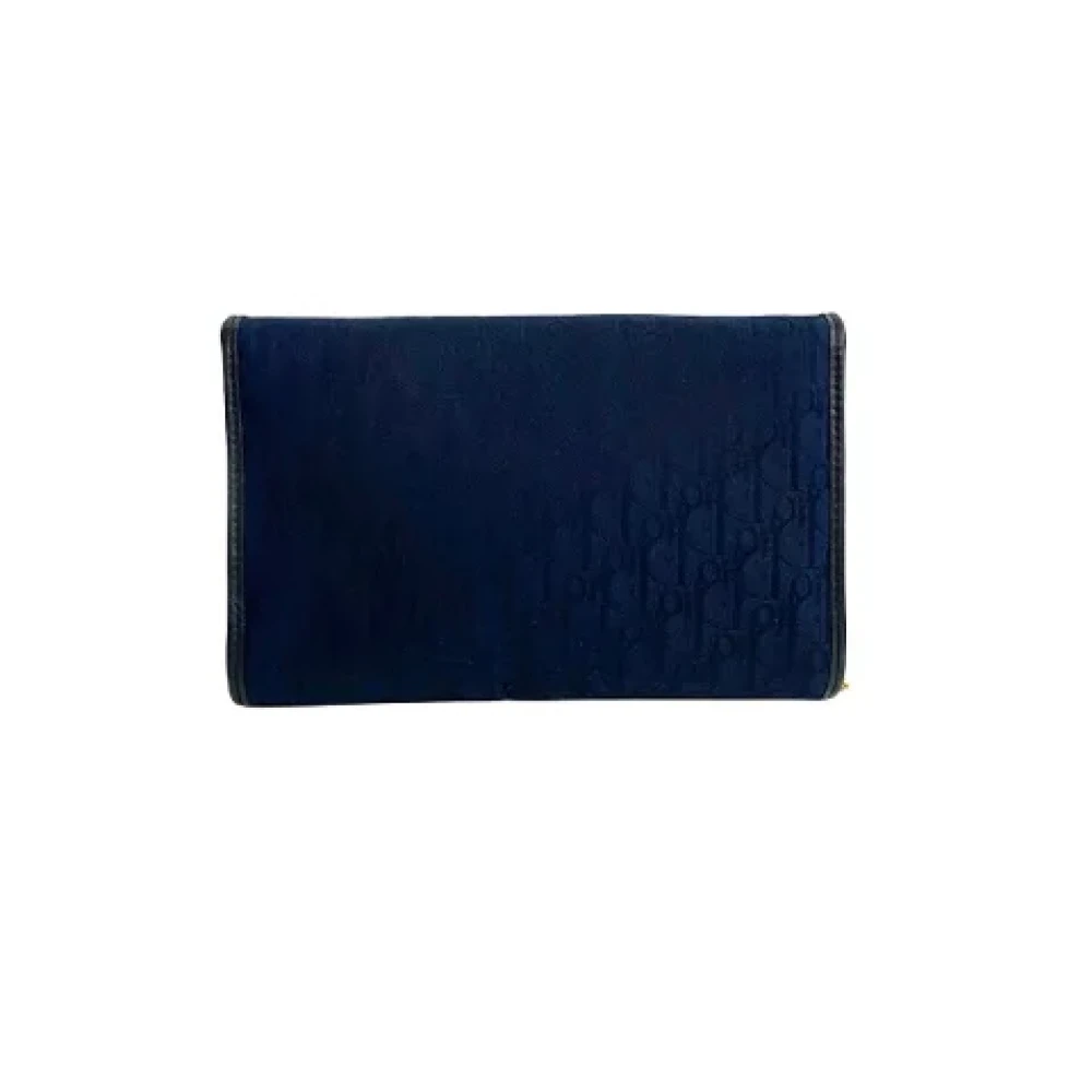 Dior Vintage Pre-owned Canvas dior-bags Blue Dames