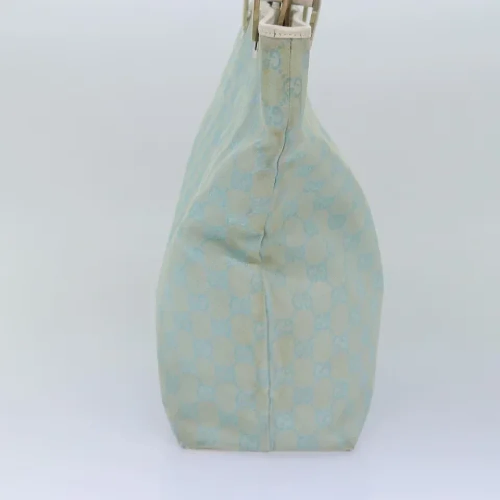 Gucci Vintage Pre-owned Canvas gucci-bags Blue Dames