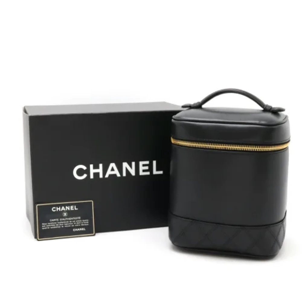 Chanel Vintage Pre-owned Fabric chanel-bags Black Dames
