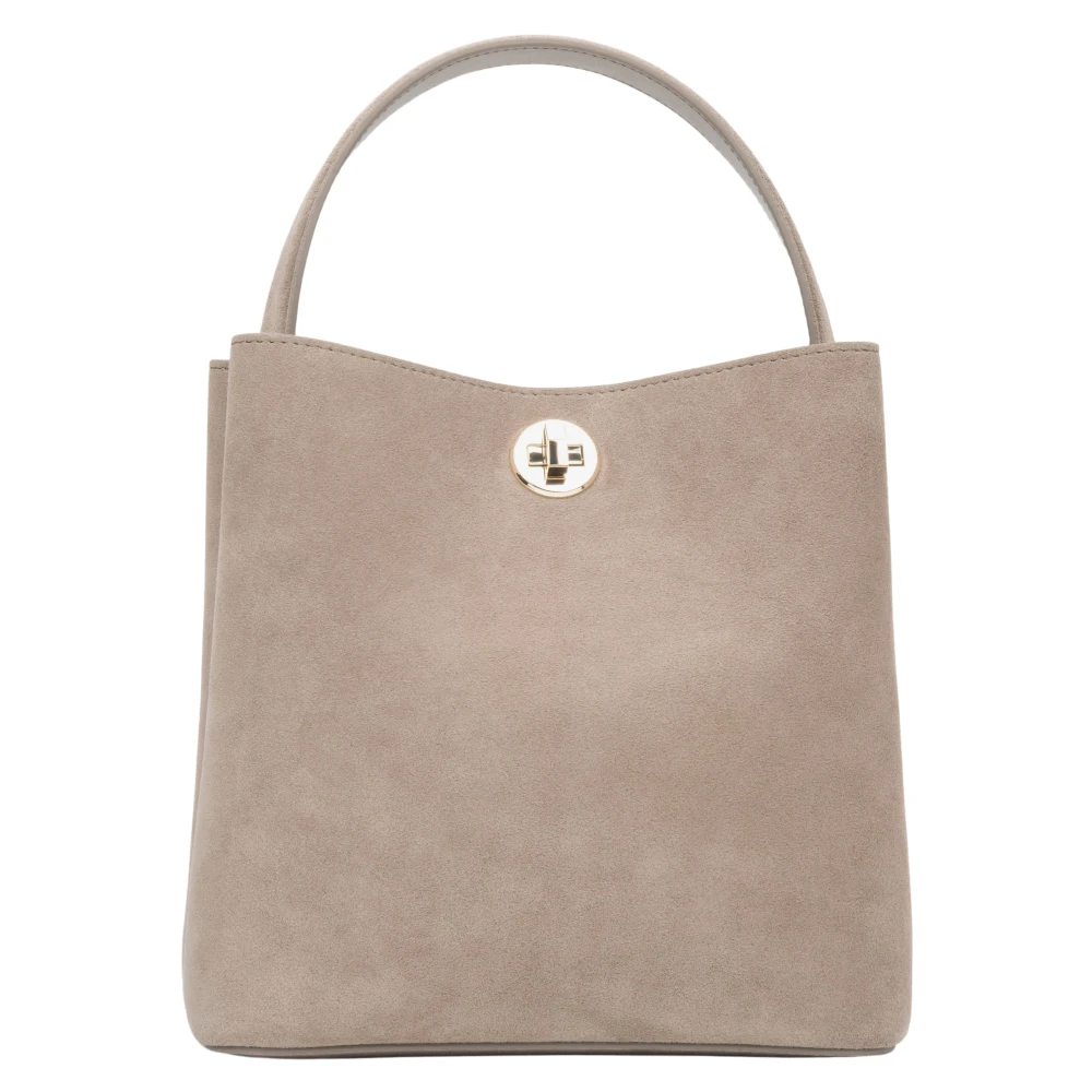 Estro Women's Beige Elegant Shoulder Bag - Handbags - One Size - Bags