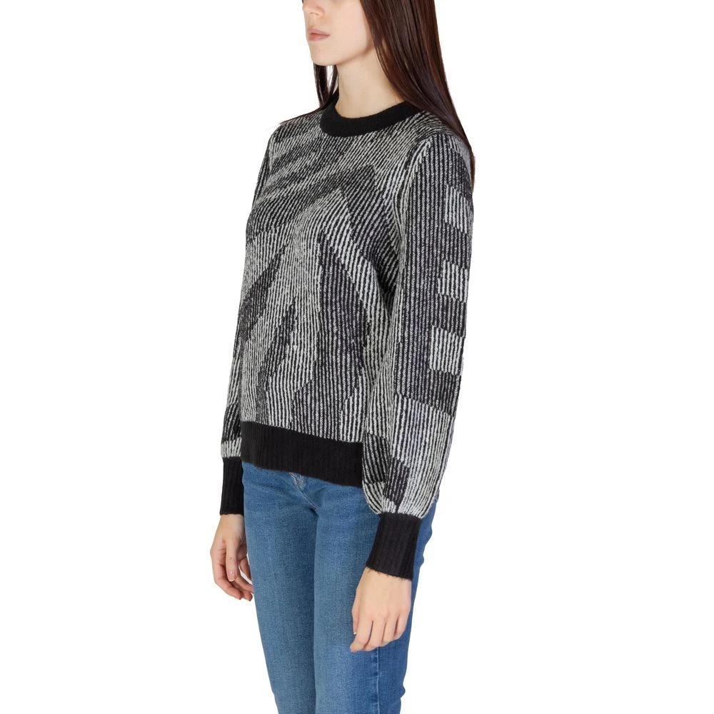 Vila Zwarte Acryl Trui Dames Herfst Winter Collectie Black Dames