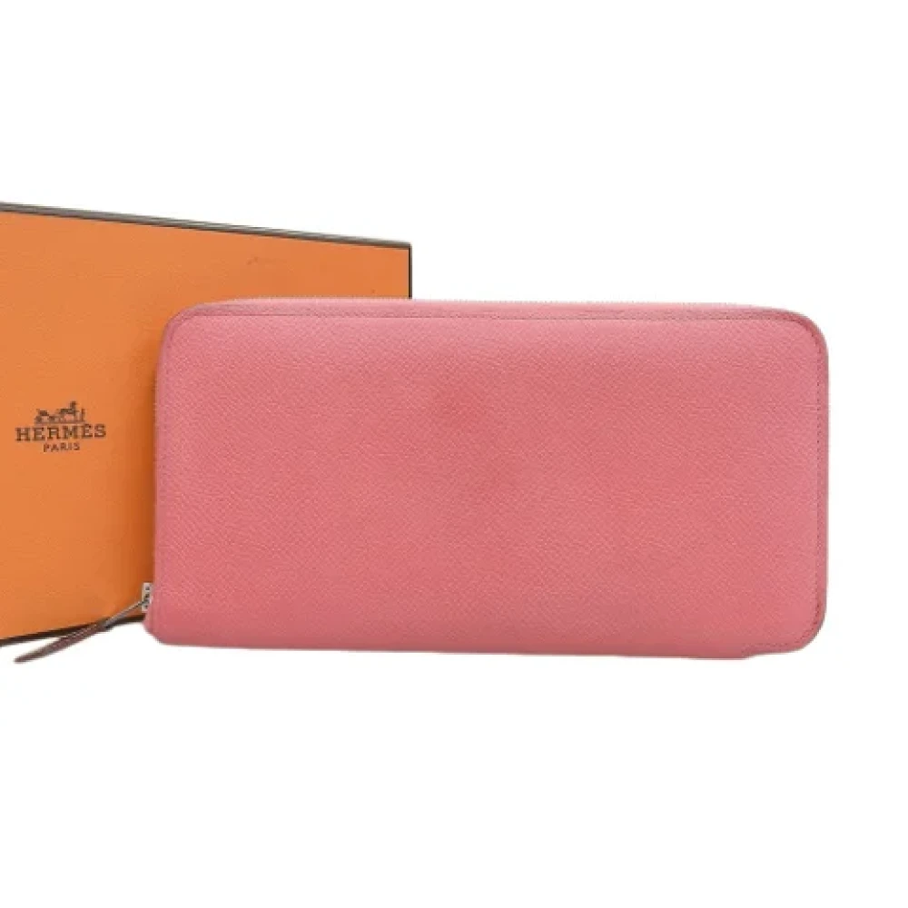 Hermès Vintage Pre-owned Leather wallets Pink Dames