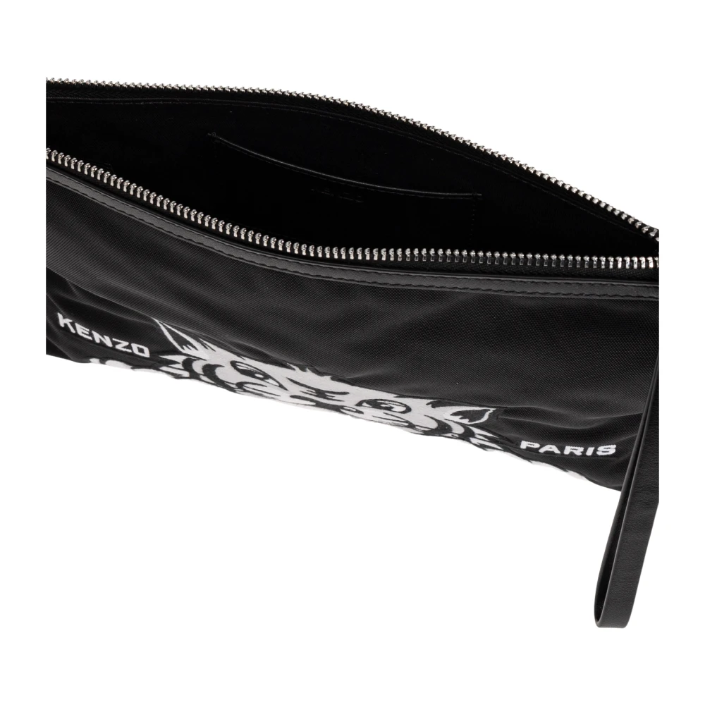 Kenzo Handtas met tijgerhoofdmotief Black Heren