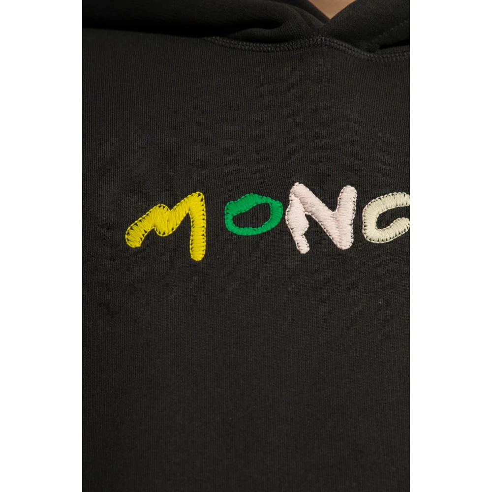 Moncler Hoodie with logo Black Heren
