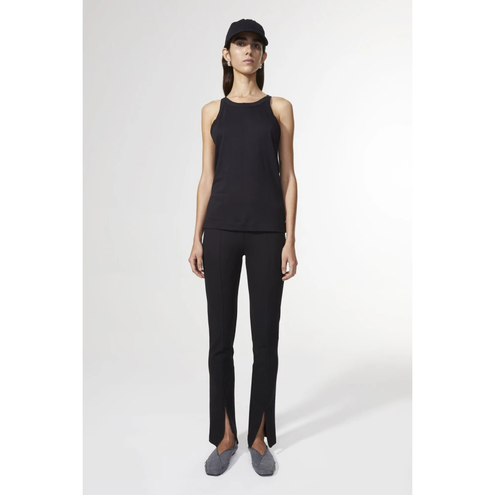Rodebjer Zwarte Top met Blote Schouders Black Dames