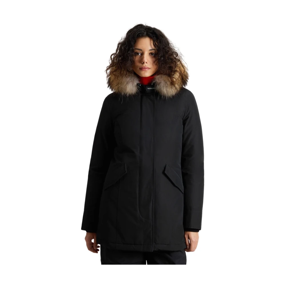 Woolrich Arctic Parka Zwarte Jas Black Dames