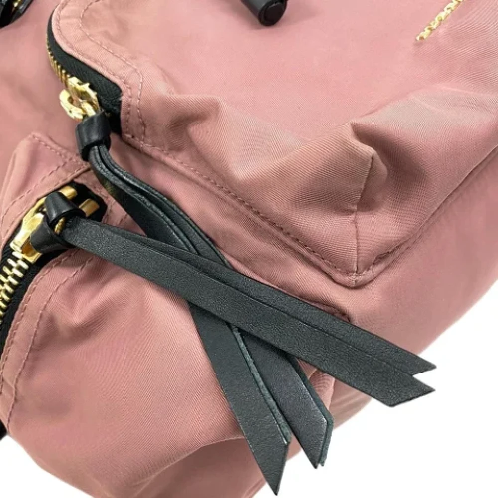 Burberry Vintage Pre-owned Fabric backpacks Pink Dames