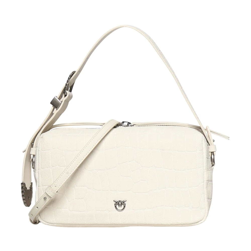 Pinko Women's White Bauletto - Cross Body Bags - One Size - Bags