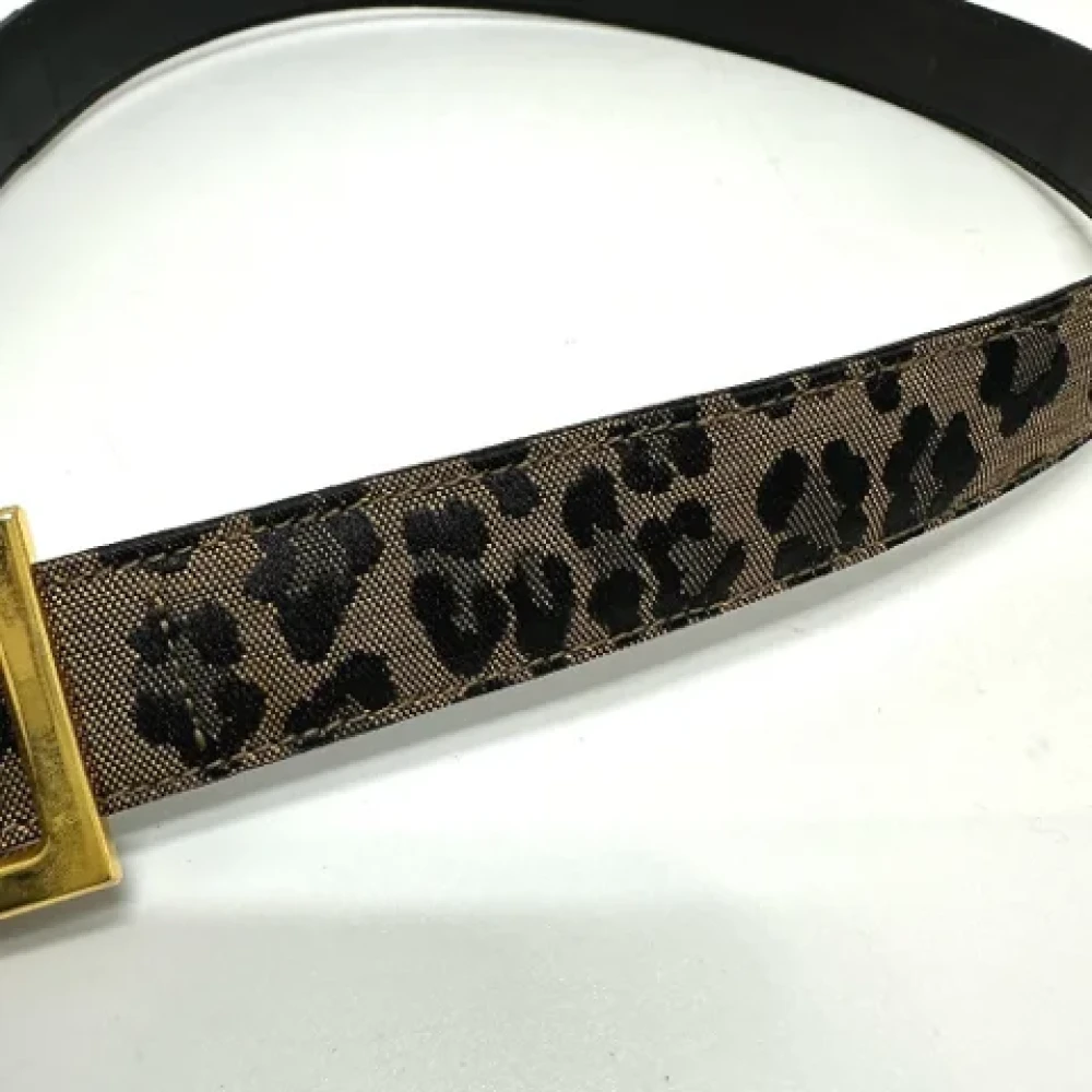 Fendi Vintage Pre-owned Fabric belts Brown Dames