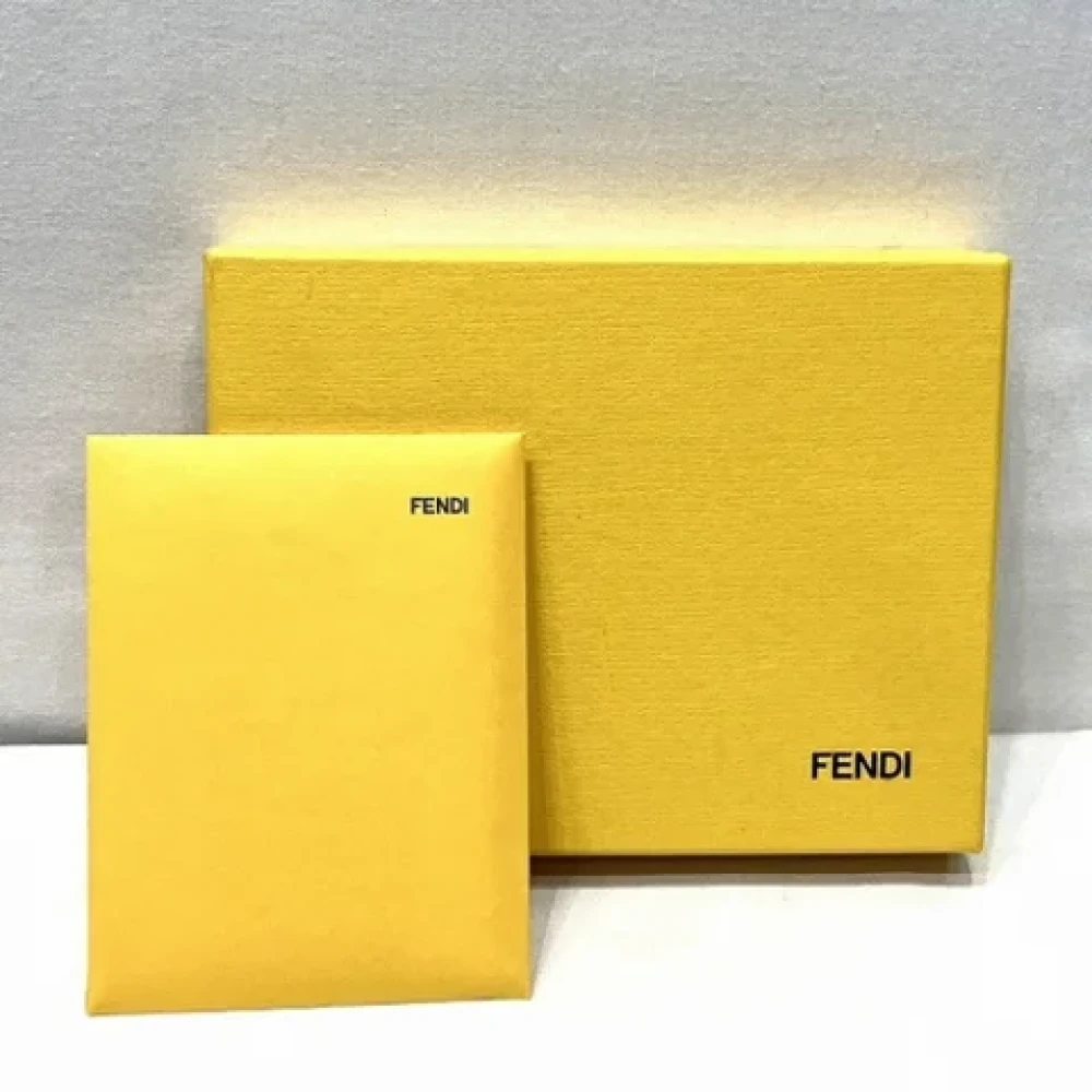 Fendi Vintage Pre-owned Fabric wallets Brown Unisex