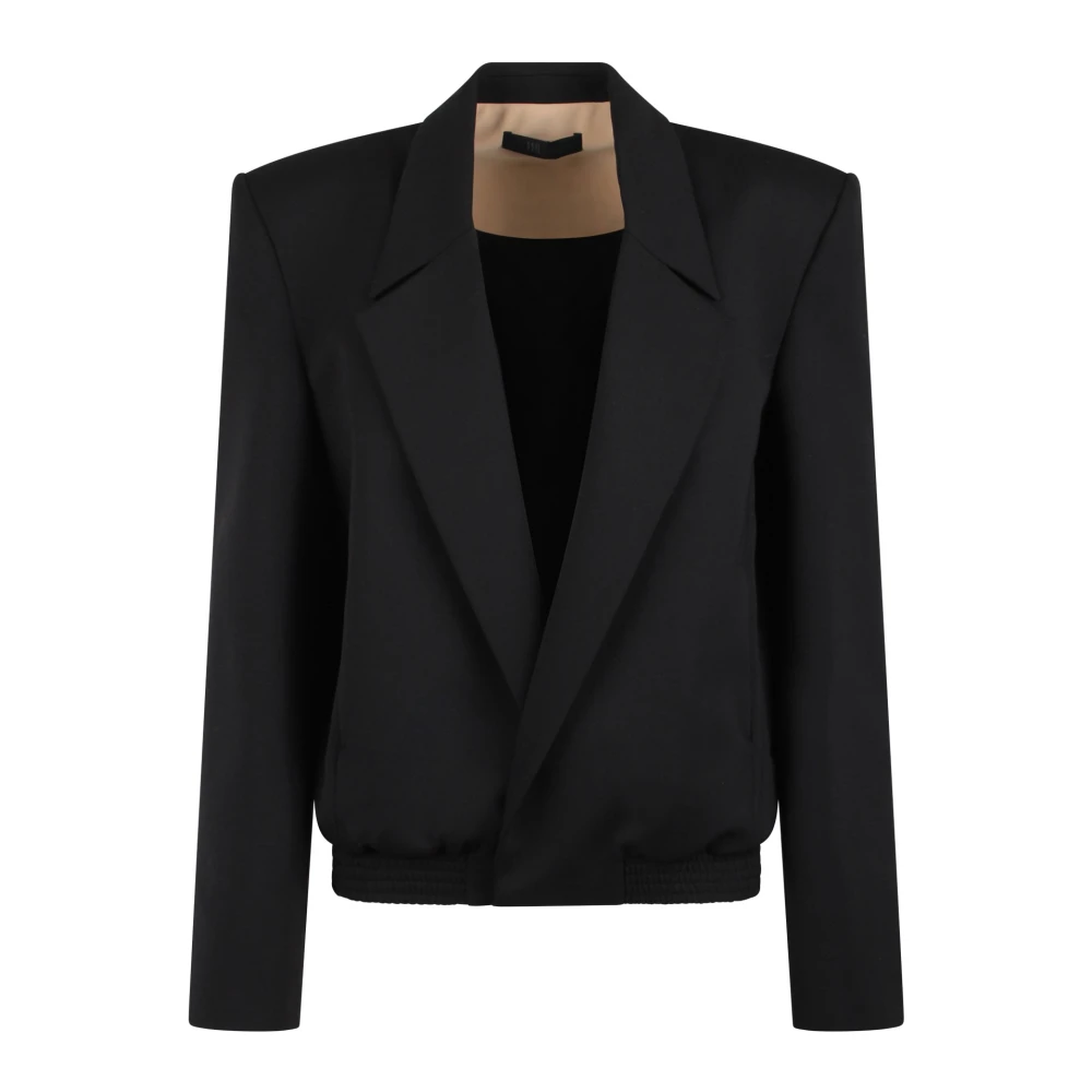 Ssheena Klassieke Blazer met Diepe Halslijn Black Dames