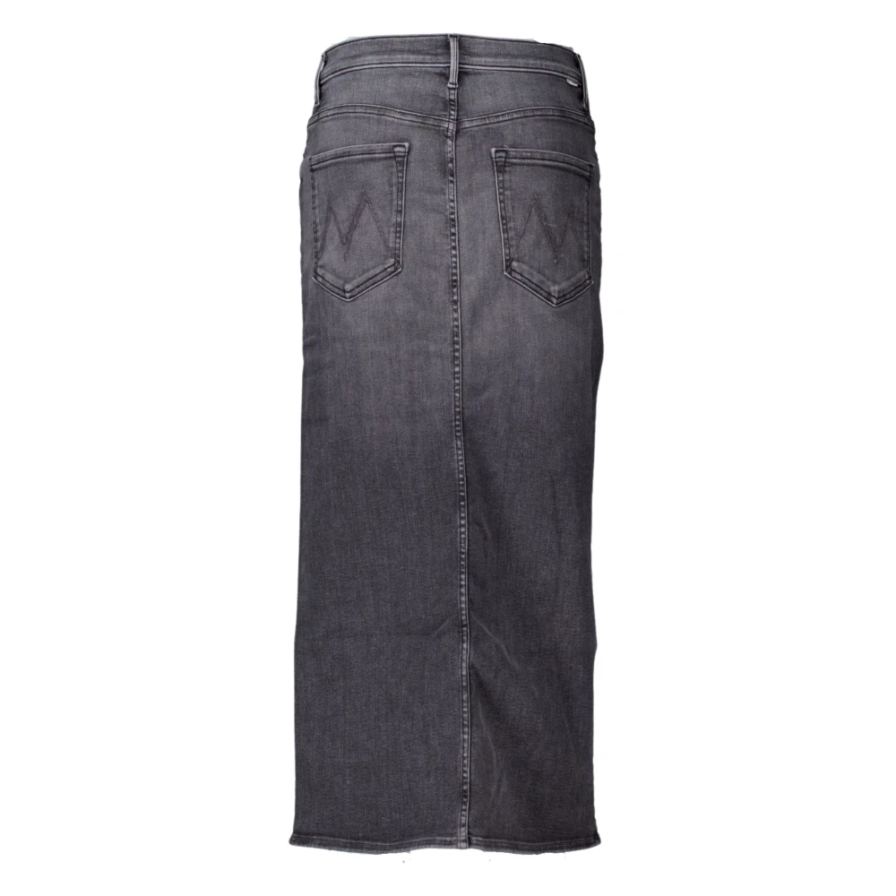 Mother Reverse Pencil Pusher Jeans in Grijs Gray Dames